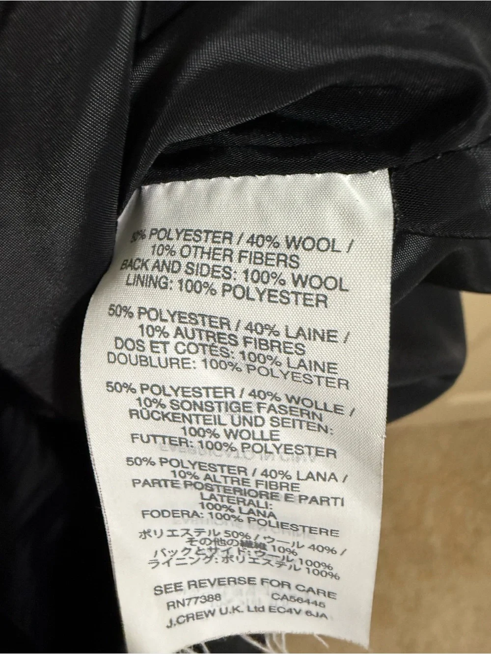 J. Crew premium italian